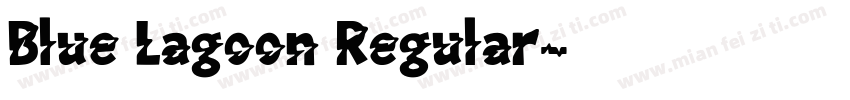 Blue Lagoon Regular字体转换